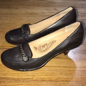 Sofft brand. Brown. Genuine Leather Heels Size 8.5